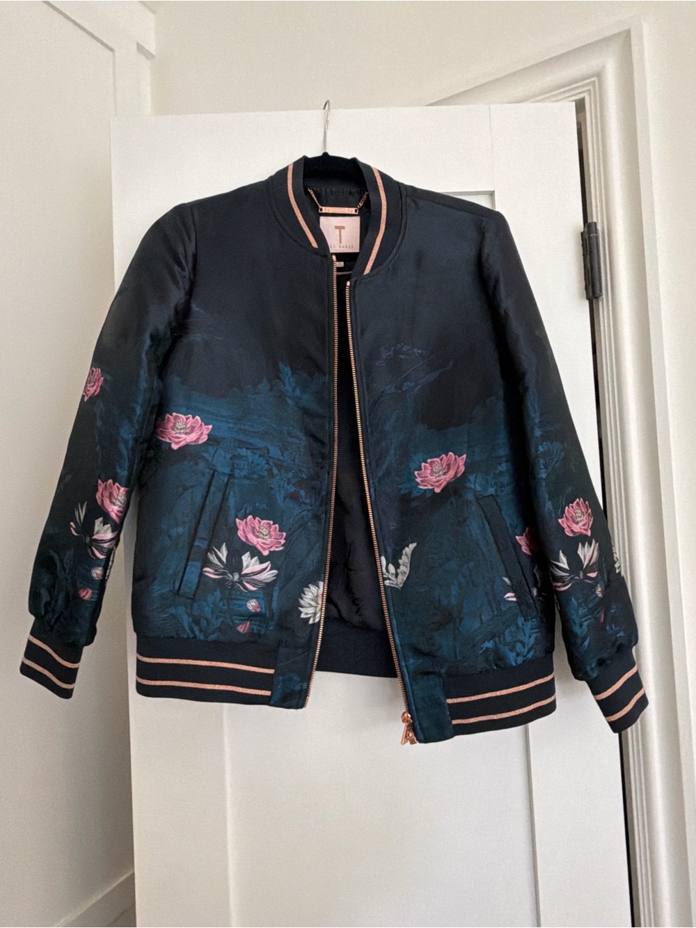 Ted Baker Hazyl Wonderland Jacquard Bomber Jacket - Medium